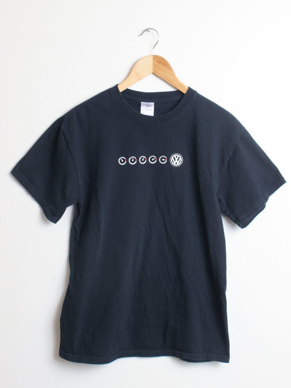 Volkswagen Shirt Mens Medium Black VW Euro Automative Icon Tee